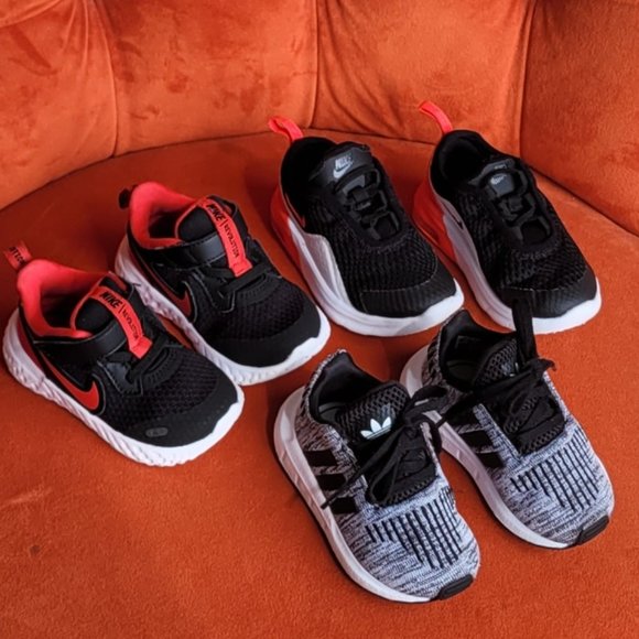 Nike Other - Bundle of 3 Baby/Toddler Nike and Adidas Sneaker Size 5C